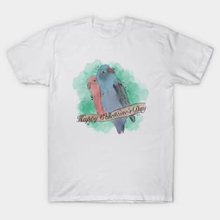 Happy Valentine’s Day love birds T-Shirt